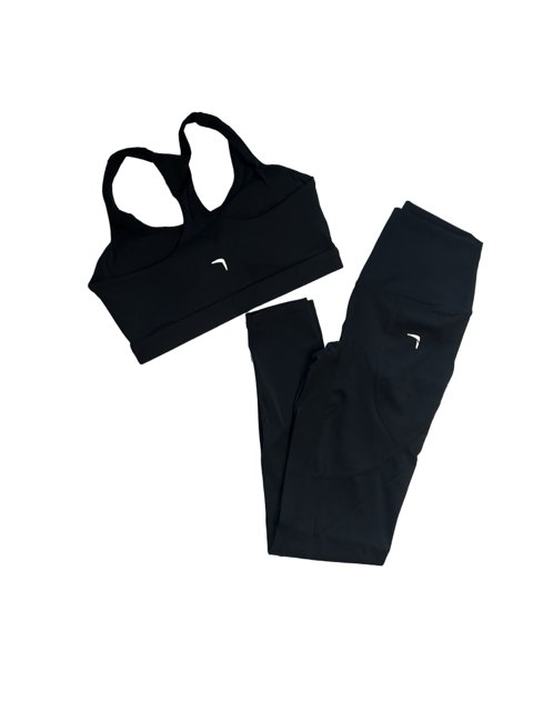 Boomerang Black Active Bra - Eliminar Sportswear