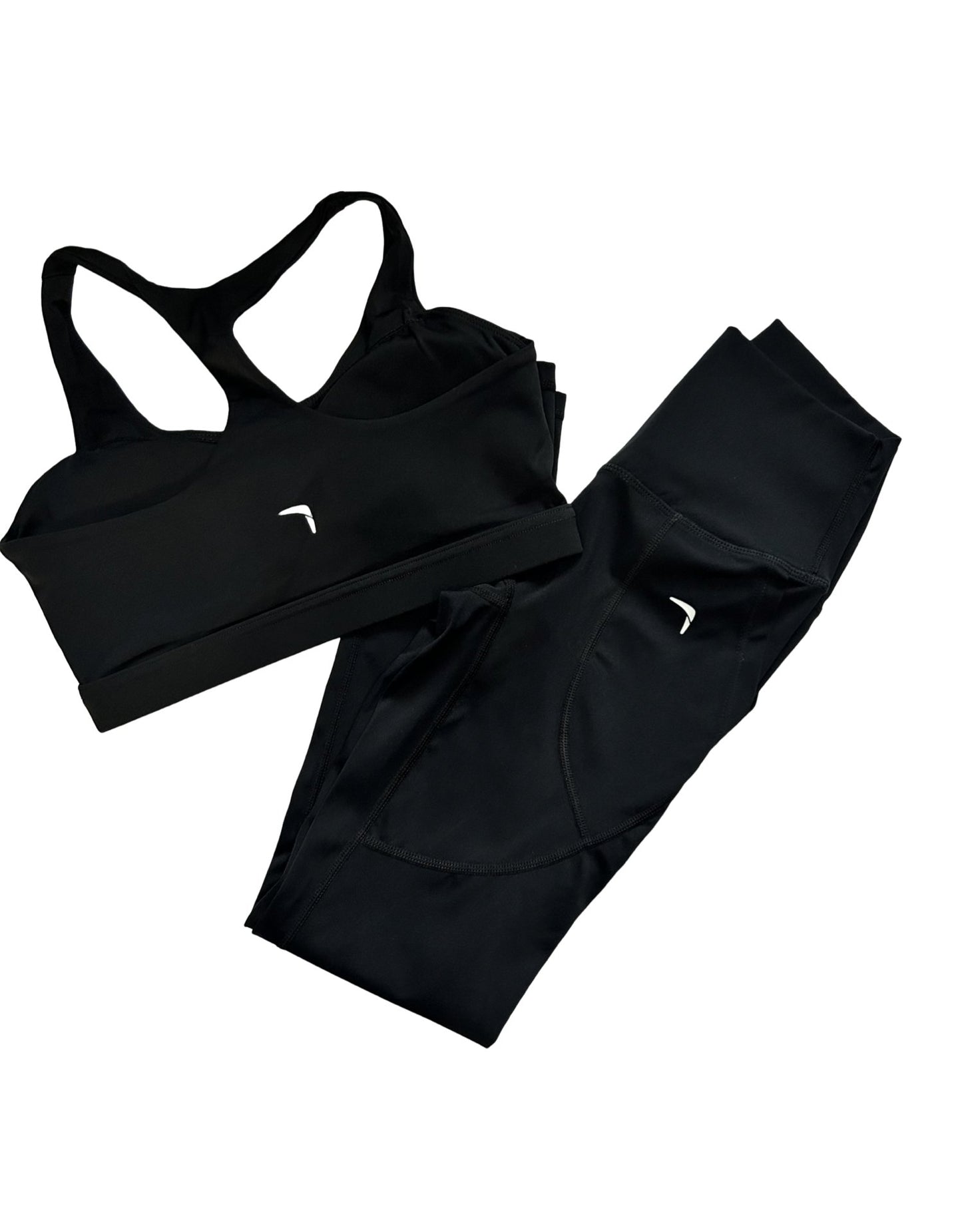 Boomerang Black Active Leggings - Eliminar Sportswear